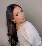 Ava crescent hoops