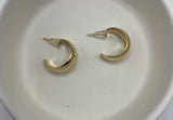 Ava crescent hoops